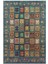 Yolluk Kilim Desenli Otantik Lacivert Kaymaz Kesme Yıkanabilir Ince Dijital Baskı Koridor Halısı 2