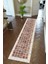 Yolluk Kilim Desenli Otantik Bej Kaymaz Kesme Yıkanabilir Ince Dijital Baskı Koridor Halısı 1