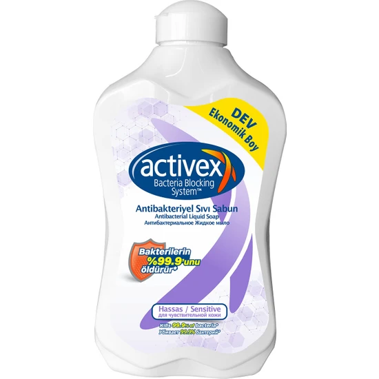 Activex Antibakteriyel Sıvı Sabun Hassas 1.5 lt