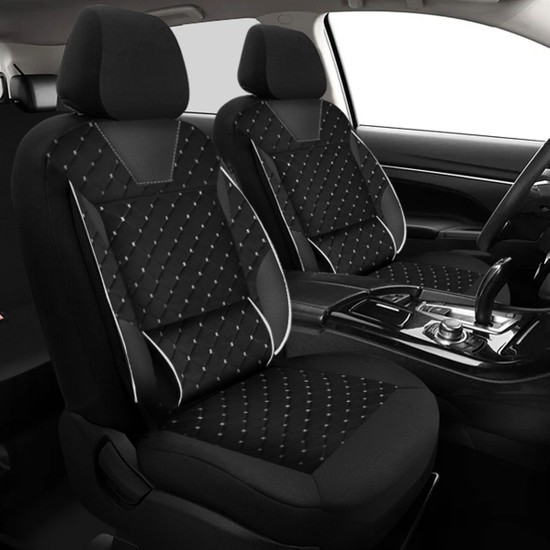 Wondi Renault Toros Uyumlu Koltuk Kılıfı TDesign SiyahGri Fiyatı