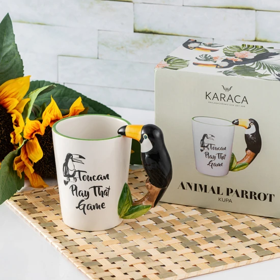 Karaca Animal Parrot Mug