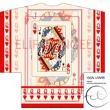 Elif Töngel Kimono Kupa Kızı Baskılı Desenli Tarz Farklı
