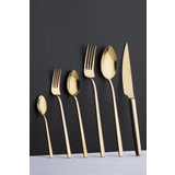 Acar Tıffany 36 Parça Gold 18/10 Çatal Bıçak Takımı 0474