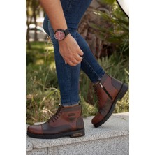 Daxtors D0401 Unisex Taban Dahil Komple Kürklü  Kışlık Kar Botu