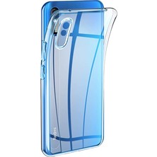 FitCase Xiaomi Redmi 9A Kılıf Toz Koruma Tıpalı Şeffaf Arka Kapak