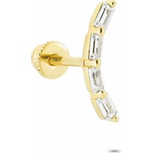 Glorria Altın Baget Helix Piercing