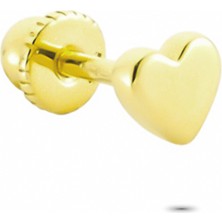 Glorria Altın Kalp Helix Piercing
