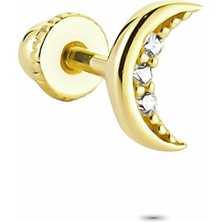 Glorria Altın Ay Helix Piercing