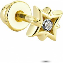 Glorria Altın Yıldız Helix Piercing