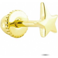 Glorria Altın Kutup Yıldızı Helix Piercing