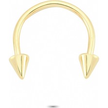 Glorria Altın Ok Yarım Halka Piercing
