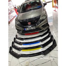 Mitsubishi Lancer 2007-2016 Flaplı Yan Marşpiyel Eki + 4 Parça Kırmızı Ön Ek Piano Black Set