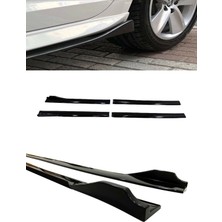 Kia Ceed Flaplı Yan Marşpiyel Eki + 3 Parça Siyah Ön Ek Piano Black Set