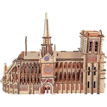 BDZ Mall 239 Adet Büyük Ahşap 3D Puzzle Notre Dame De Paris (Yurt Dışından)