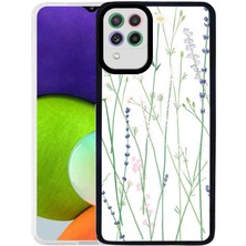 ZORE Galaxy A22 4g Kılıf Zore M-Fit Desenli Kılıf Flower No4