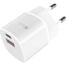 İXtech IX-CC018 Type C 20W PD Hızlı Şarj Adaptörü Beyaz