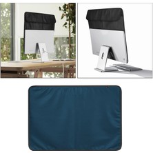Perfect Monitör Toz Kapağı Pu Deri Antistatik Ekran Hd Panel Kılıf IMAC Mavi Için Fit (Yurt Dışından)