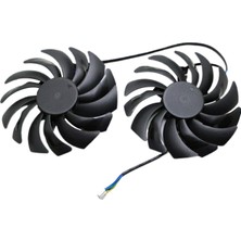 Perfect 2x Pc 92MM 4pins Grafik Kartı Hayranları Msı GTX1080TI Için 25DBA 25DBA 1080 1060 580 (Yurt Dışından)