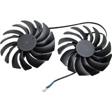 Perfect 2x Pc 92MM 4pins Grafik Kartı Hayranları Msı GTX1080TI Için 25DBA 25DBA 1080 1060 580 (Yurt Dışından)