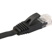 Perfect Ağ Cat6 Ethernet Kablosu Siyah Ultra Yetensiz Düz Lan Kurşun Kablosu Ps4 2 Metre (Yurt Dışından)