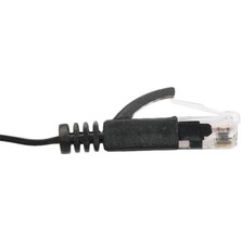 Perfect Ağ Cat6 Ethernet Kablosu Siyah Ultra Yetensiz Düz Lan Kurşun Kablosu Ps4 2 Metre (Yurt Dışından)