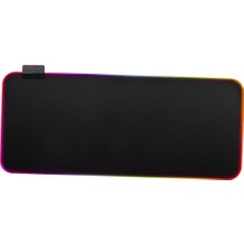 Perfect Yumuşak LED Genişletilmiş Rgb Gaming Mouse Pad 14 Aydınlatma Modları USB Hub Oyuncular Için Büyük 900X400X4MM (Yurt Dışından)
