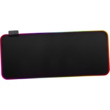 Perfect Yumuşak LED Genişletilmiş Rgb Gaming Mouse Pad 14 Aydınlatma Modları USB Hub Oyuncular Için Büyük 900X400X4MM (Yurt Dışından)