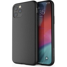 iPhone 11 Pro ile Uyumlu X-Doria Dash Air Serisi Gerçek Deri Kılıf Siyah
