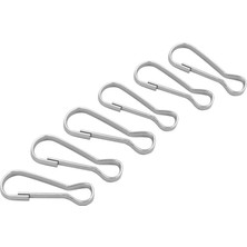 Basto 30PCS Metal Snap Landard Clip Hook Carabiner Camping Kelasp Tokası 25X8MM (Yurt Dışından)