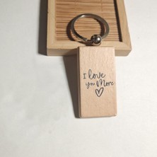 Basto Boş Anahtar Ahşap Anahtarlık Anahtarlık Zanaat Çantası Kare 5X3CM (Yurt Dışından)