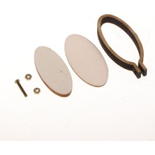 Basto 2 Set Dıy Ahşap Çapraz Dikiş Hoop Mini Nakış Çerçevesi Zanaat Oval Dikey (Yurt Dışından)