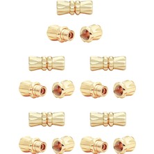 Basto 10 Adet Vidalı Toka Tokaları Alaşımlı Alaşım, Diy Takılar Için Set Kc Altın (Yurt Dışından)