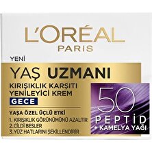 L'Oréal Paris Yaş Uzmanı 50+ Yenileyici Gece Kremi