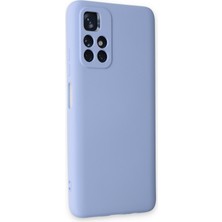 Nevarium Xiaomi Redmi Note 11T Kılıf Lansman Içi Kadife Nano Silikon - Lila