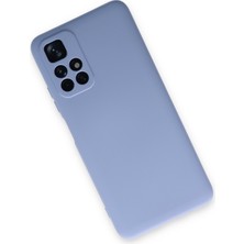 Nevarium Xiaomi Redmi Note 11T Kılıf Lansman Içi Kadife Nano Silikon - Lila