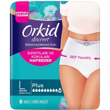 Orkid Discreet Emici Külot Büyük Boy 8 Adet