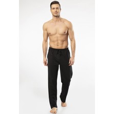Cacharel 2171 Erkek Modal Tek Pijama Altı-Siyah