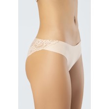 Türen 909 Kadın Lazer Kesim Pamuk Dantelli Külot-Ten