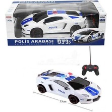 Toysan  Uzaktan Kumandalı USB Şarjlı Işıklı Polis Arabası 35 Cm. Toy-13