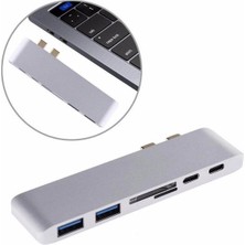 Streak Çift Type-C USB 3.0 Çoklayıcı Kart Okuyucu Çevirici Macbook B3185