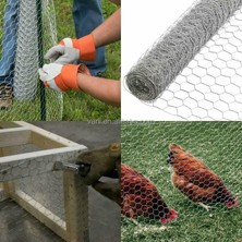 Fermo Kümes Teli 120 cm Enind 6m Uzunluğunda-Tavuk Teli Çit Teli-Kümes Tel-Kafes Teli Bahçe