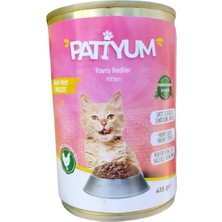 Patiyum Premium Pet Tavuk Etli Yavru Kedi Konservesi 400 gr