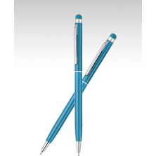 EGESTA Dokunmatik Kalem Tablet Telefon Uyumlu Mavi Mürekkepli Tükenmez Kalem