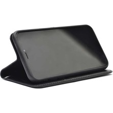 Case 4U Samsung Galaxy S22 Uyumlu Kılıf Tam Koruma Stand Olabilen Cüzdanlı Kar Deluxe Kapak Siyah