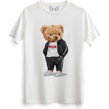 Alfa Tshirt Love Yourself Tedy Bear Beyaz Tshirt