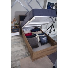 Bubu Home Orion Bazalı Karyola 100 x 200  cm Baza + Başlık