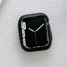 ZHKJ Shop Tpu Şeker Renkli İzle Kılıf Apple Watch Uyumlu Series 7 41mm (Koyu Yeşil) (Yurt Dışından)