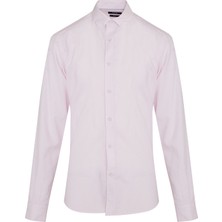 Hatemoğlu Erkek Pembe Slim Fit %100 Pamuk Gömlek