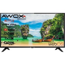 Awox B213200SW 32'' 80 Ekran Uydu Alıcılı HD webOS Smart LED TV