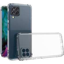 Kzy Samsung Galaxy M33 Kapak Şeffaf Airbag Antishock Köşe Korumalı Silikon Kılıf